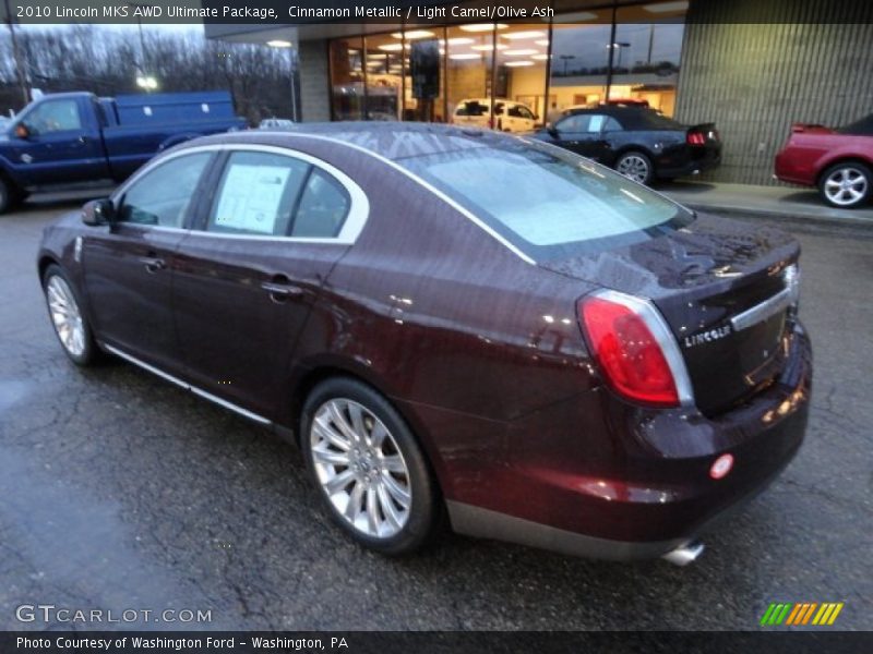 Cinnamon Metallic / Light Camel/Olive Ash 2010 Lincoln MKS AWD Ultimate Package