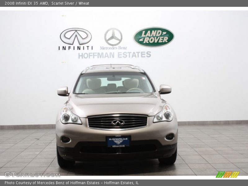 Scarlet Silver / Wheat 2008 Infiniti EX 35 AWD