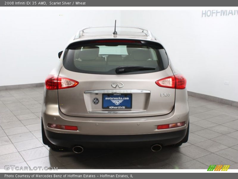 Scarlet Silver / Wheat 2008 Infiniti EX 35 AWD