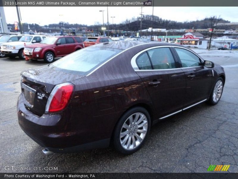Cinnamon Metallic / Light Camel/Olive Ash 2010 Lincoln MKS AWD Ultimate Package