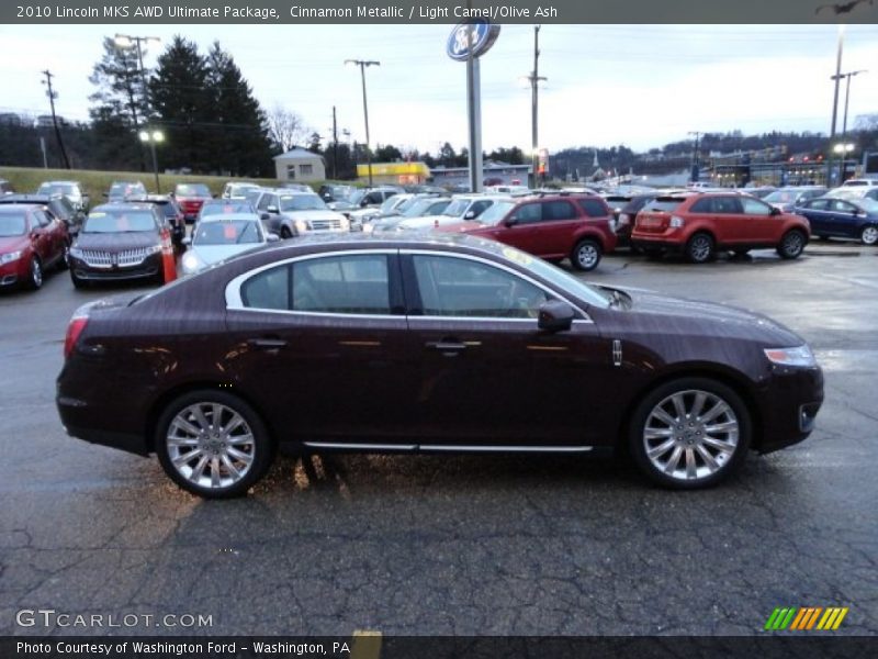 Cinnamon Metallic / Light Camel/Olive Ash 2010 Lincoln MKS AWD Ultimate Package