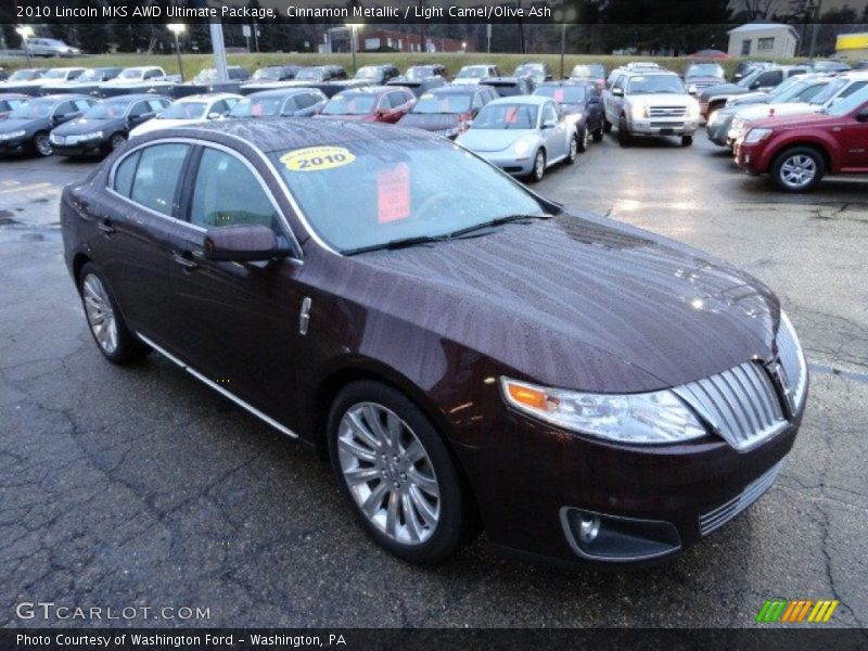 Cinnamon Metallic / Light Camel/Olive Ash 2010 Lincoln MKS AWD Ultimate Package