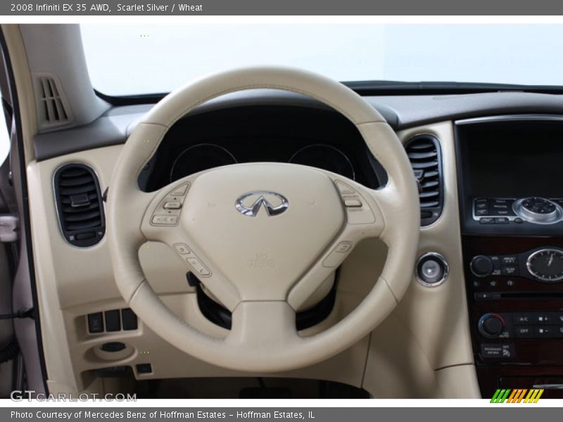 Scarlet Silver / Wheat 2008 Infiniti EX 35 AWD