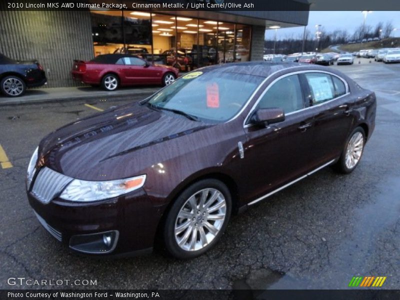 Cinnamon Metallic / Light Camel/Olive Ash 2010 Lincoln MKS AWD Ultimate Package