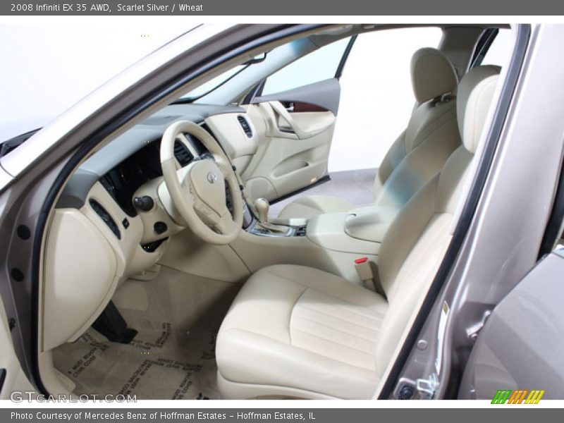 Scarlet Silver / Wheat 2008 Infiniti EX 35 AWD