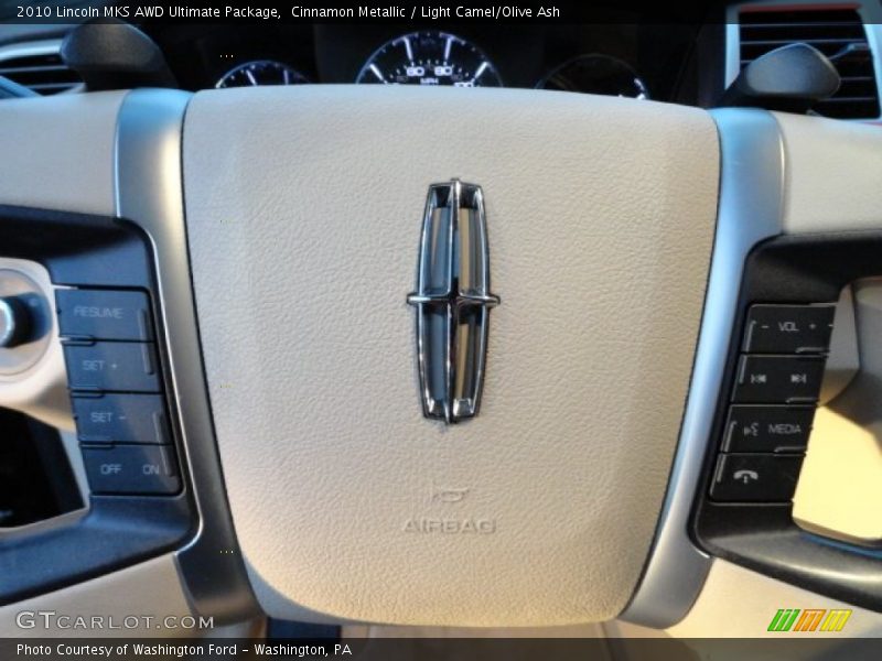 Cinnamon Metallic / Light Camel/Olive Ash 2010 Lincoln MKS AWD Ultimate Package