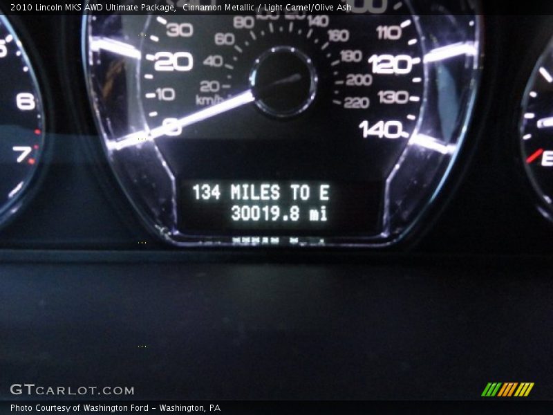 Cinnamon Metallic / Light Camel/Olive Ash 2010 Lincoln MKS AWD Ultimate Package