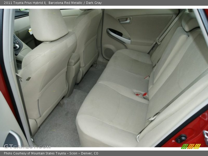 Barcelona Red Metallic / Dark Gray 2011 Toyota Prius Hybrid II
