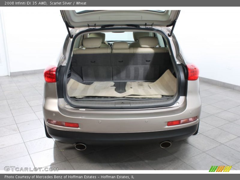 Scarlet Silver / Wheat 2008 Infiniti EX 35 AWD