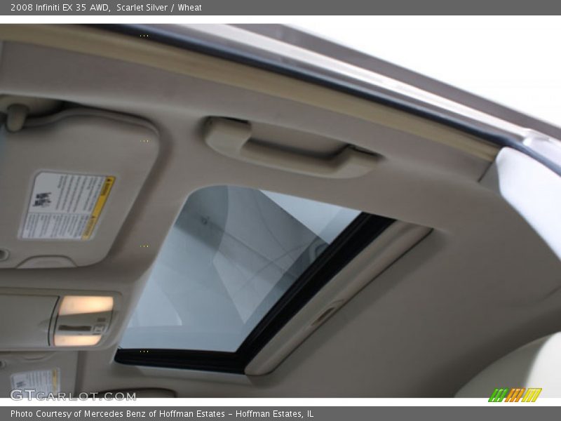 Scarlet Silver / Wheat 2008 Infiniti EX 35 AWD