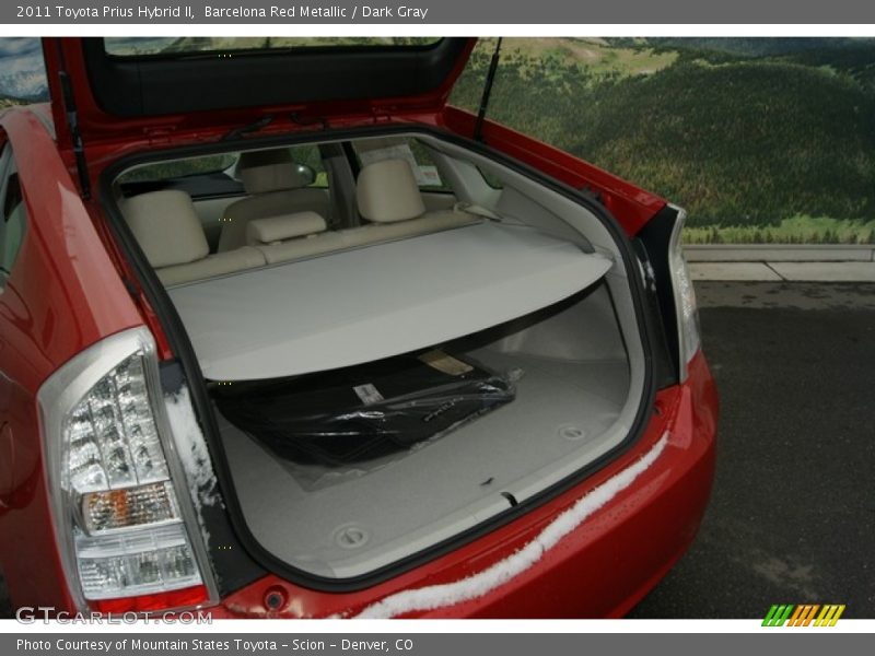 Barcelona Red Metallic / Dark Gray 2011 Toyota Prius Hybrid II