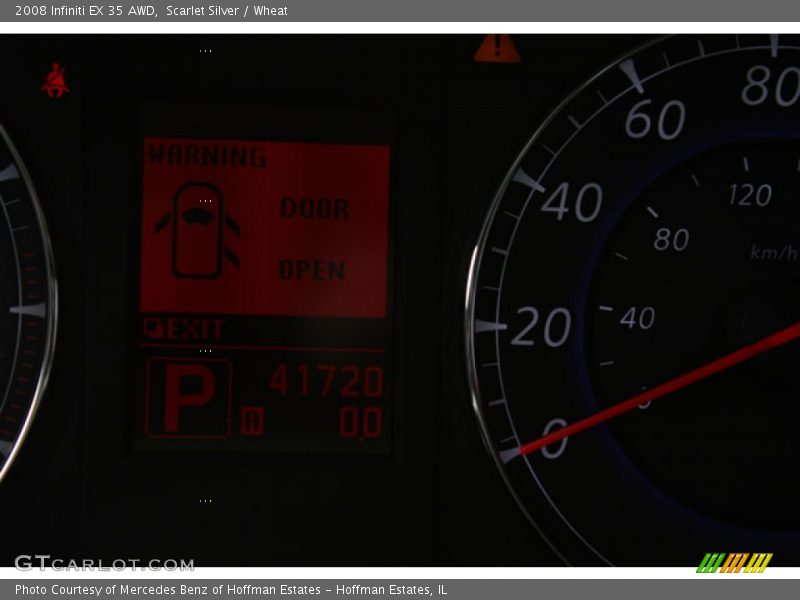 Scarlet Silver / Wheat 2008 Infiniti EX 35 AWD