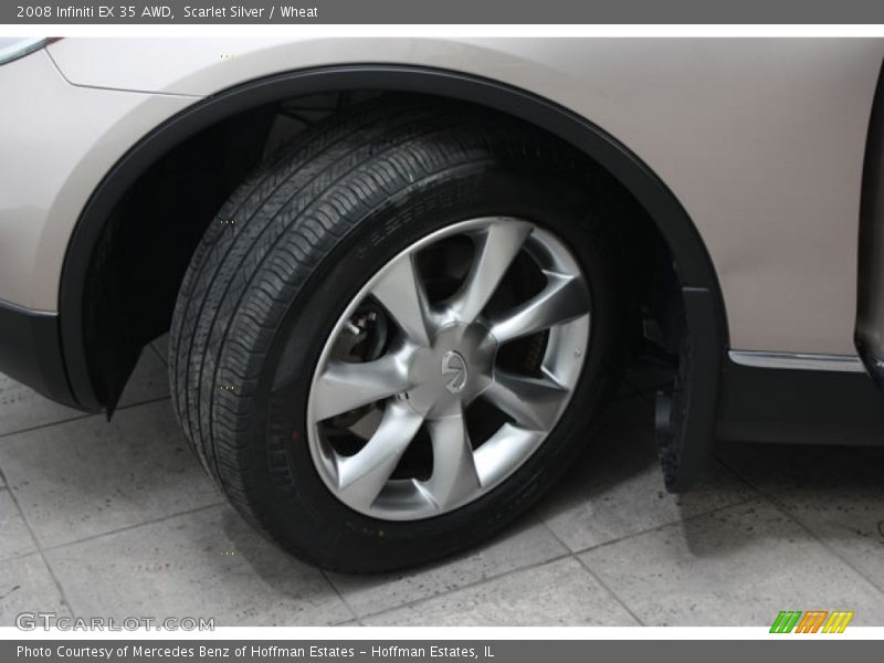 Scarlet Silver / Wheat 2008 Infiniti EX 35 AWD