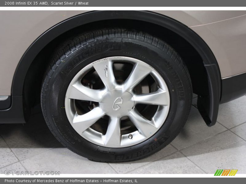 Scarlet Silver / Wheat 2008 Infiniti EX 35 AWD