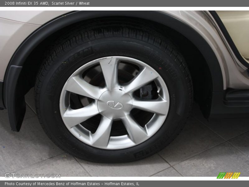 Scarlet Silver / Wheat 2008 Infiniti EX 35 AWD