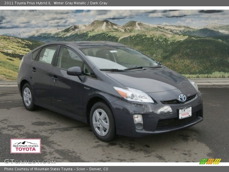 Winter Gray Metallic / Dark Gray 2011 Toyota Prius Hybrid II