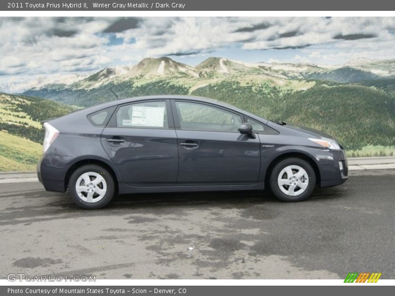 Winter Gray Metallic / Dark Gray 2011 Toyota Prius Hybrid II