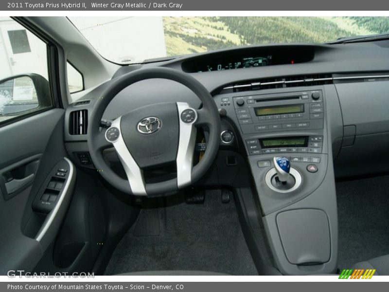 Winter Gray Metallic / Dark Gray 2011 Toyota Prius Hybrid II