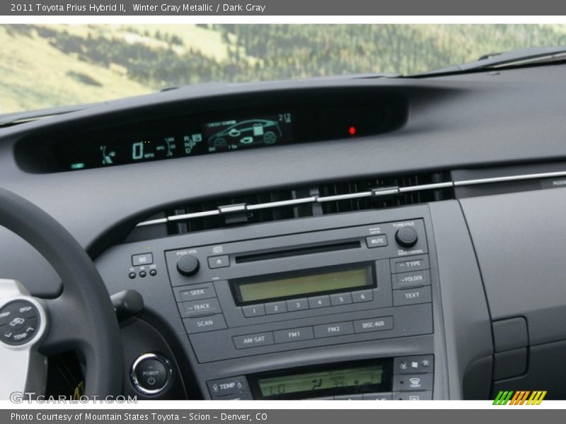 Winter Gray Metallic / Dark Gray 2011 Toyota Prius Hybrid II