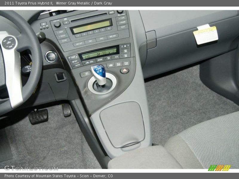 Winter Gray Metallic / Dark Gray 2011 Toyota Prius Hybrid II