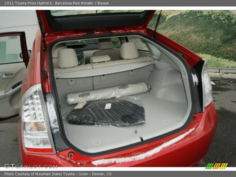 Barcelona Red Metallic / Bisque 2011 Toyota Prius Hybrid II