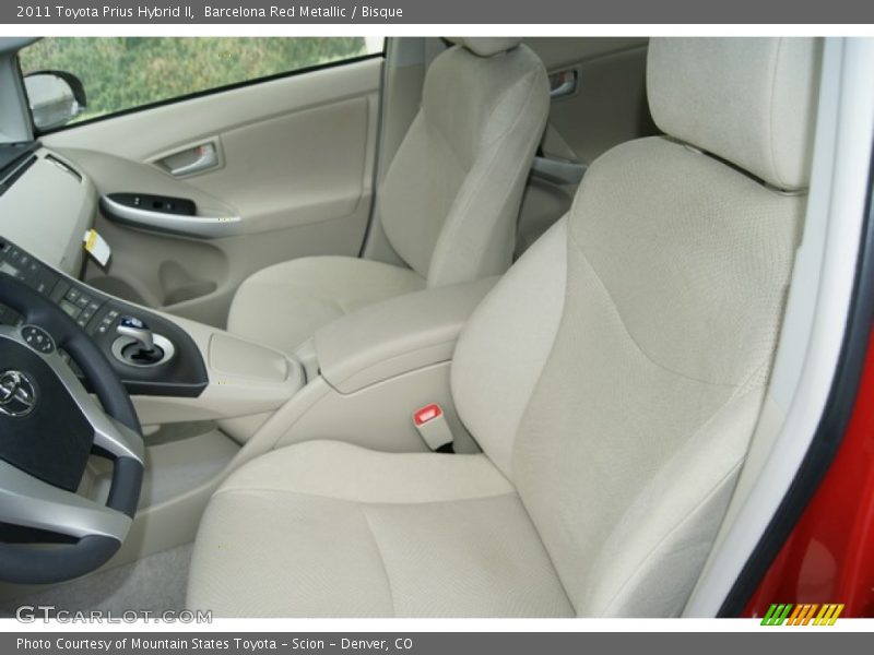 Barcelona Red Metallic / Bisque 2011 Toyota Prius Hybrid II