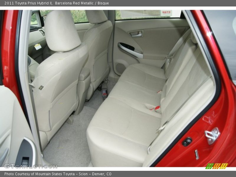 Barcelona Red Metallic / Bisque 2011 Toyota Prius Hybrid II