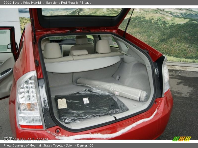 Barcelona Red Metallic / Bisque 2011 Toyota Prius Hybrid II