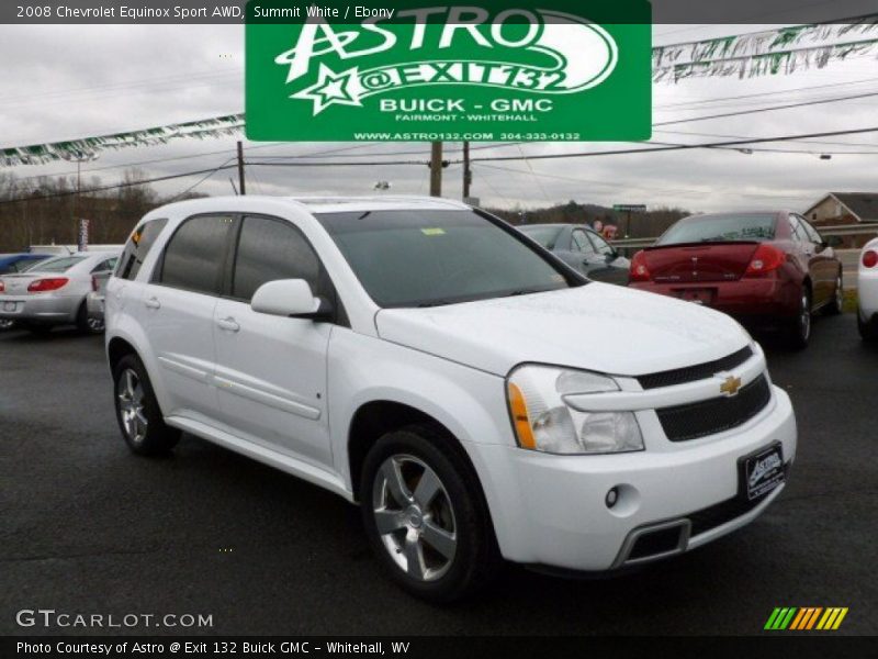 Summit White / Ebony 2008 Chevrolet Equinox Sport AWD