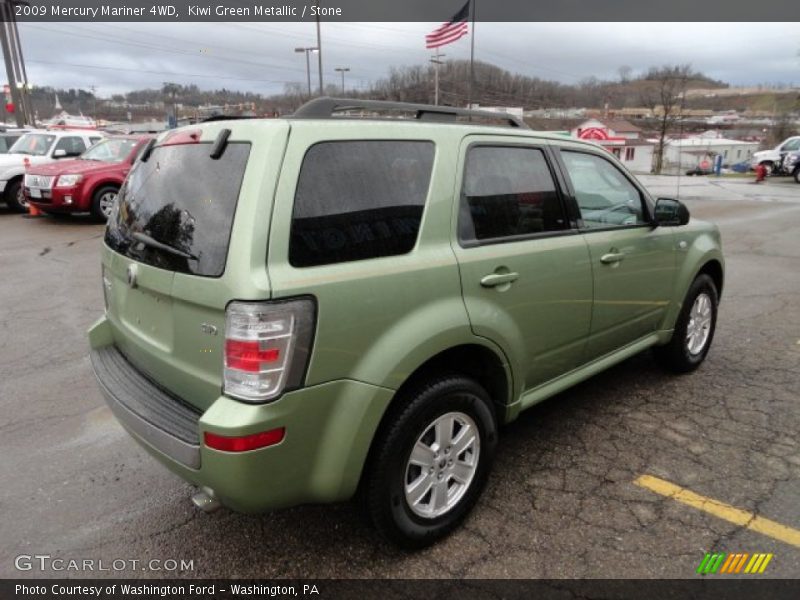Kiwi Green Metallic / Stone 2009 Mercury Mariner 4WD