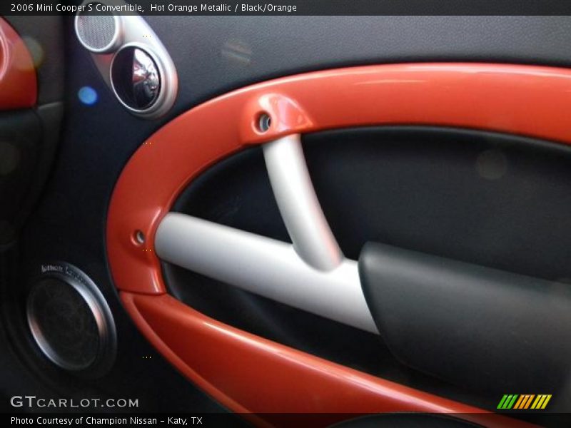 Hot Orange Metallic / Black/Orange 2006 Mini Cooper S Convertible