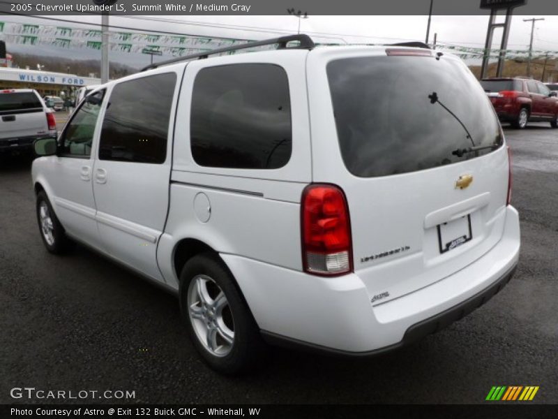 Summit White / Medium Gray 2005 Chevrolet Uplander LS