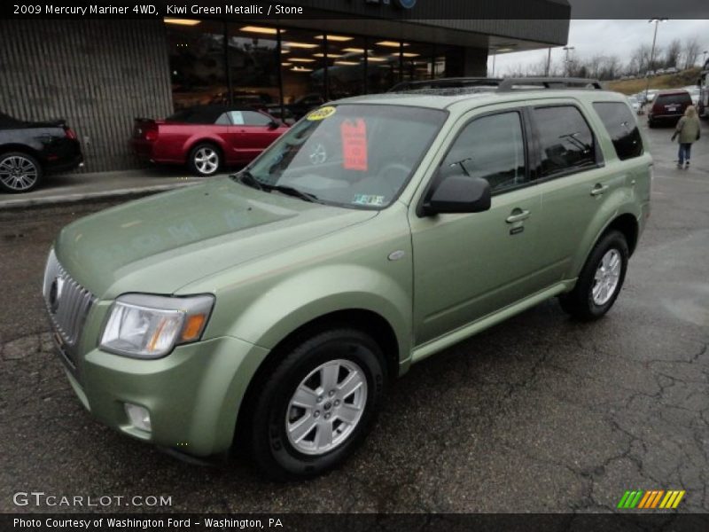 Kiwi Green Metallic / Stone 2009 Mercury Mariner 4WD