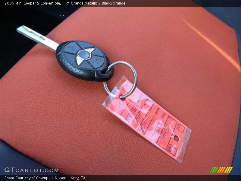 Keys of 2006 Cooper S Convertible