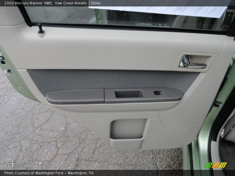 Kiwi Green Metallic / Stone 2009 Mercury Mariner 4WD