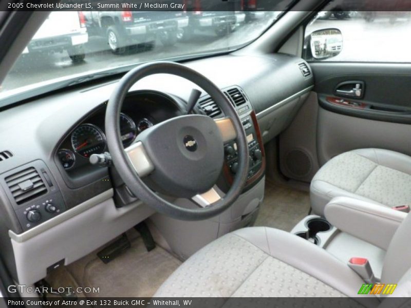 Summit White / Medium Gray 2005 Chevrolet Uplander LS