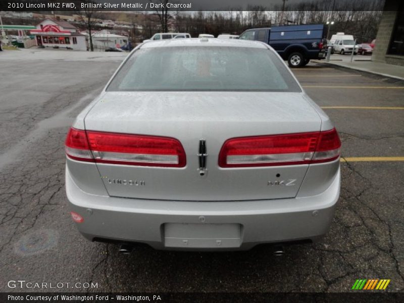 Brilliant Silver Metallic / Dark Charcoal 2010 Lincoln MKZ FWD