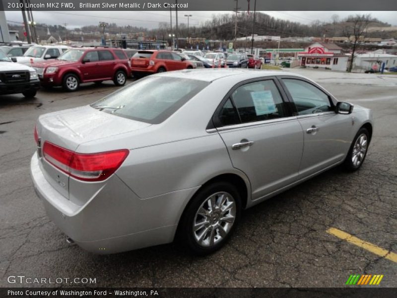 Brilliant Silver Metallic / Dark Charcoal 2010 Lincoln MKZ FWD