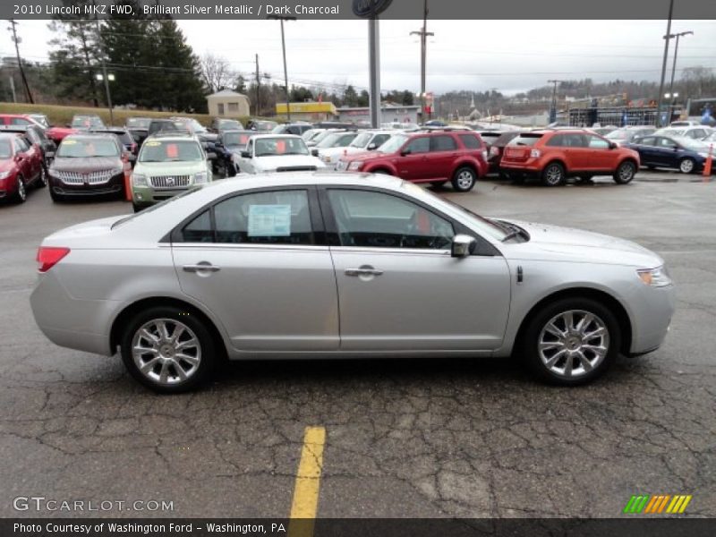 Brilliant Silver Metallic / Dark Charcoal 2010 Lincoln MKZ FWD
