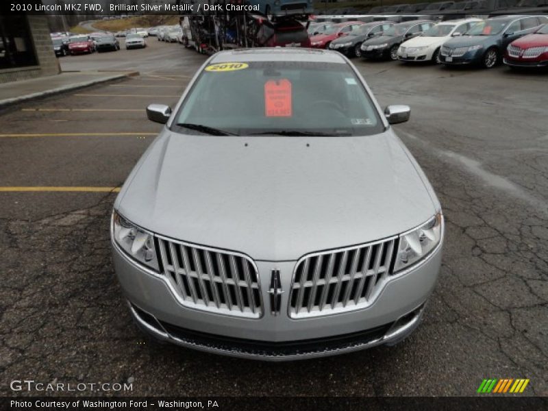 Brilliant Silver Metallic / Dark Charcoal 2010 Lincoln MKZ FWD