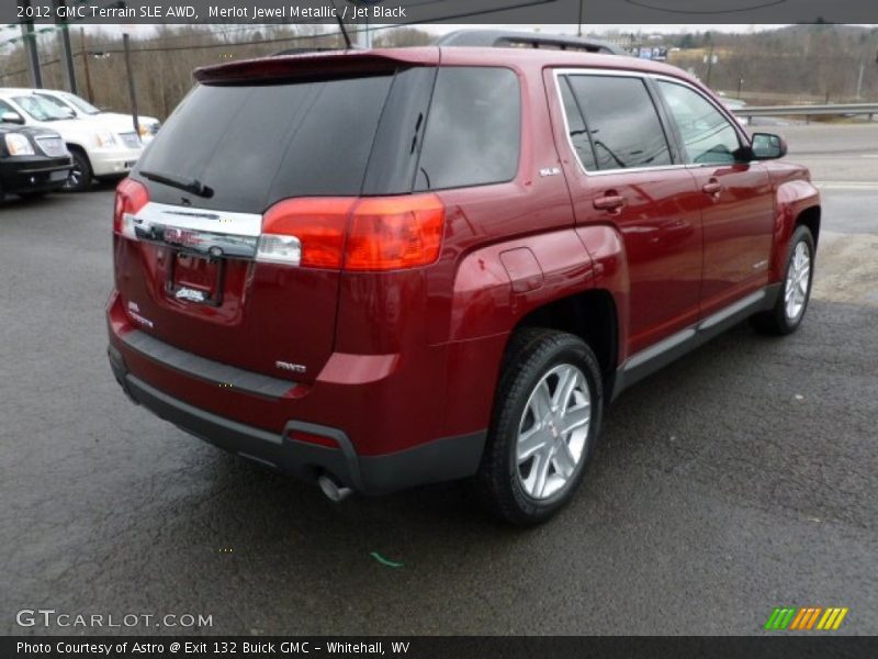 Merlot Jewel Metallic / Jet Black 2012 GMC Terrain SLE AWD