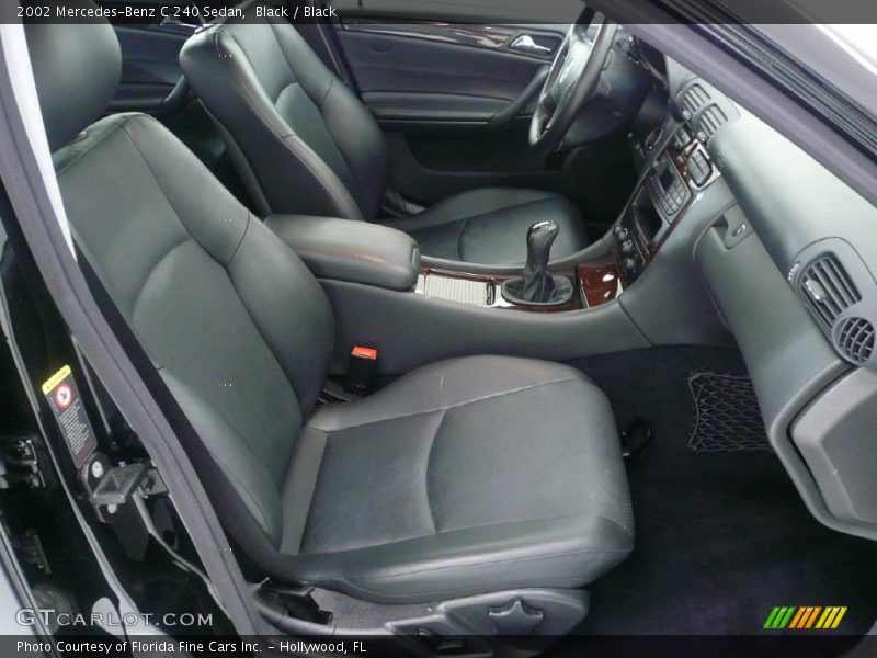 Black / Black 2002 Mercedes-Benz C 240 Sedan