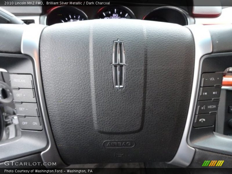 Brilliant Silver Metallic / Dark Charcoal 2010 Lincoln MKZ FWD