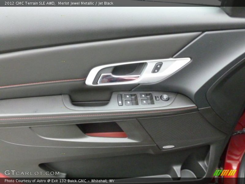 Merlot Jewel Metallic / Jet Black 2012 GMC Terrain SLE AWD