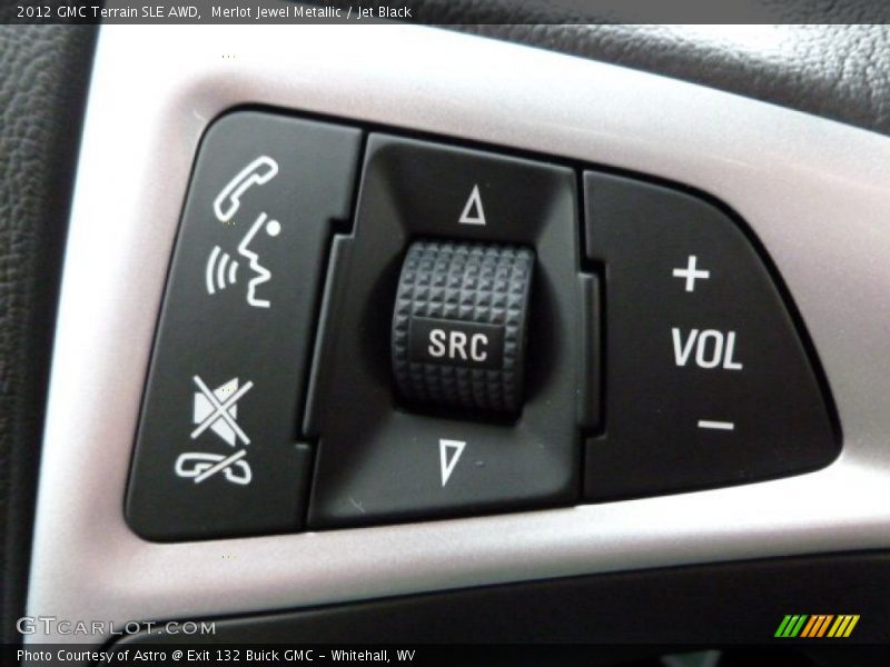 Merlot Jewel Metallic / Jet Black 2012 GMC Terrain SLE AWD