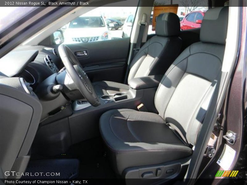  2012 Rogue SL Black Interior