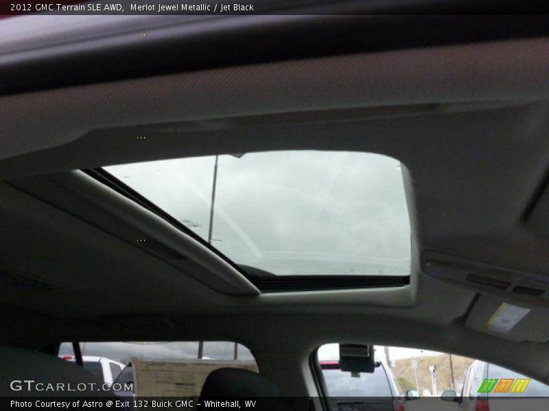 Merlot Jewel Metallic / Jet Black 2012 GMC Terrain SLE AWD