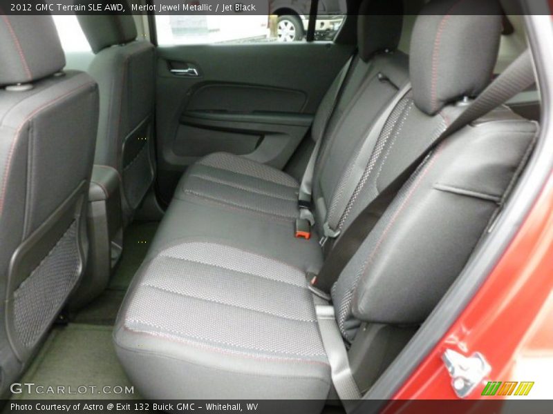 Merlot Jewel Metallic / Jet Black 2012 GMC Terrain SLE AWD