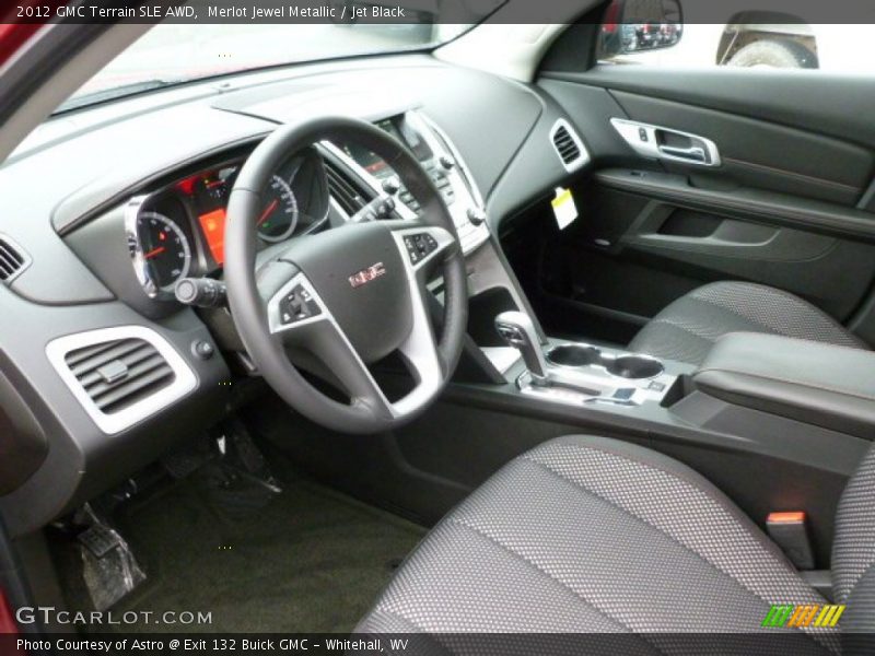 Merlot Jewel Metallic / Jet Black 2012 GMC Terrain SLE AWD