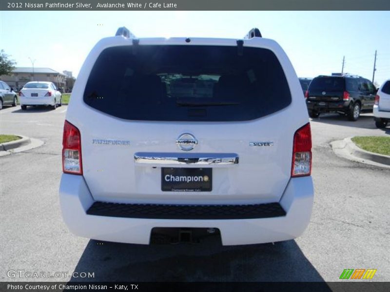 Avalanche White / Cafe Latte 2012 Nissan Pathfinder Silver